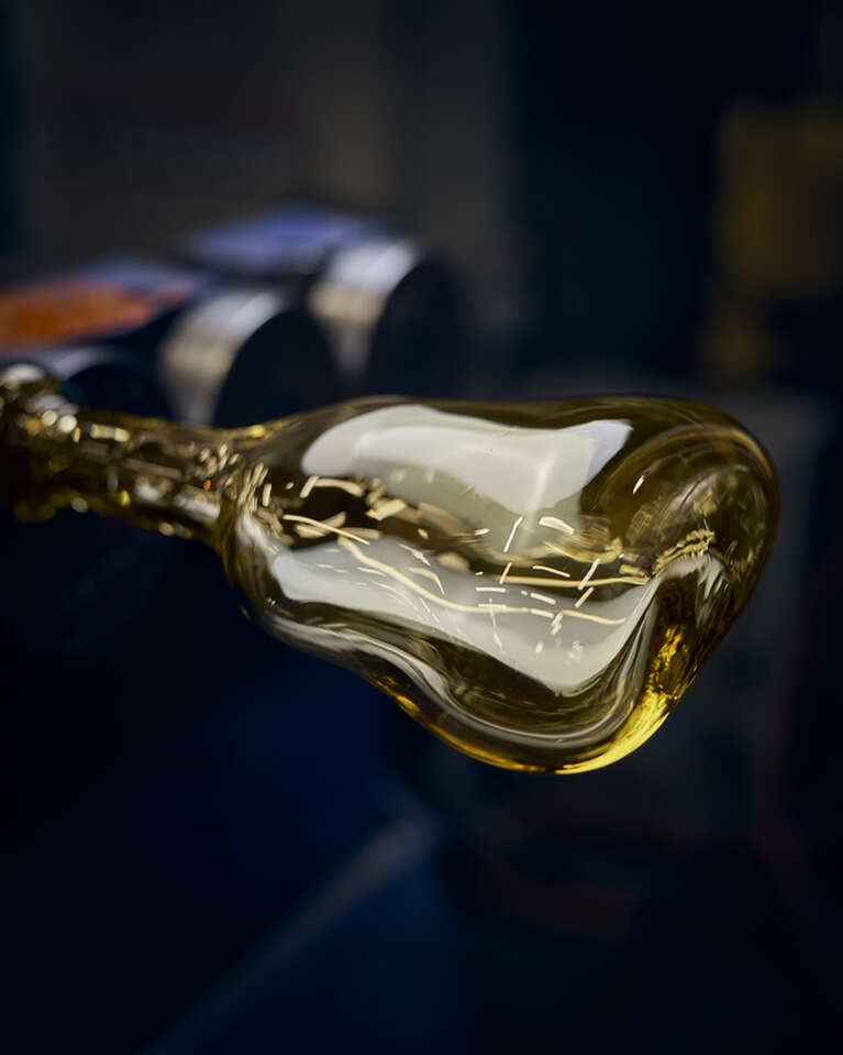 Handcrafted Hennessy decanter at Baccarat Manufacture