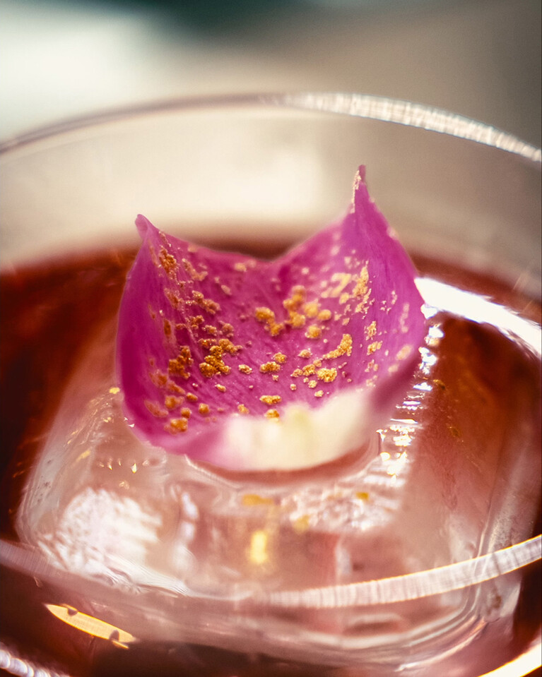 Cocktail made by Ran Van in the Baccarat Masséna Tumbler