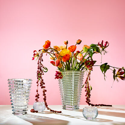 Baccarat / バカラ アイベースS フラワーベース 花瓶形状楕円 - 花瓶 
