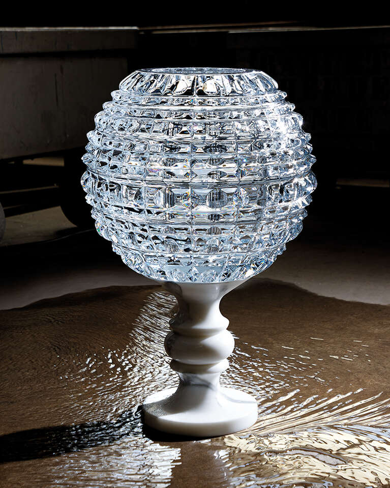 Marcel Wanders New Antique Round Clear Vase