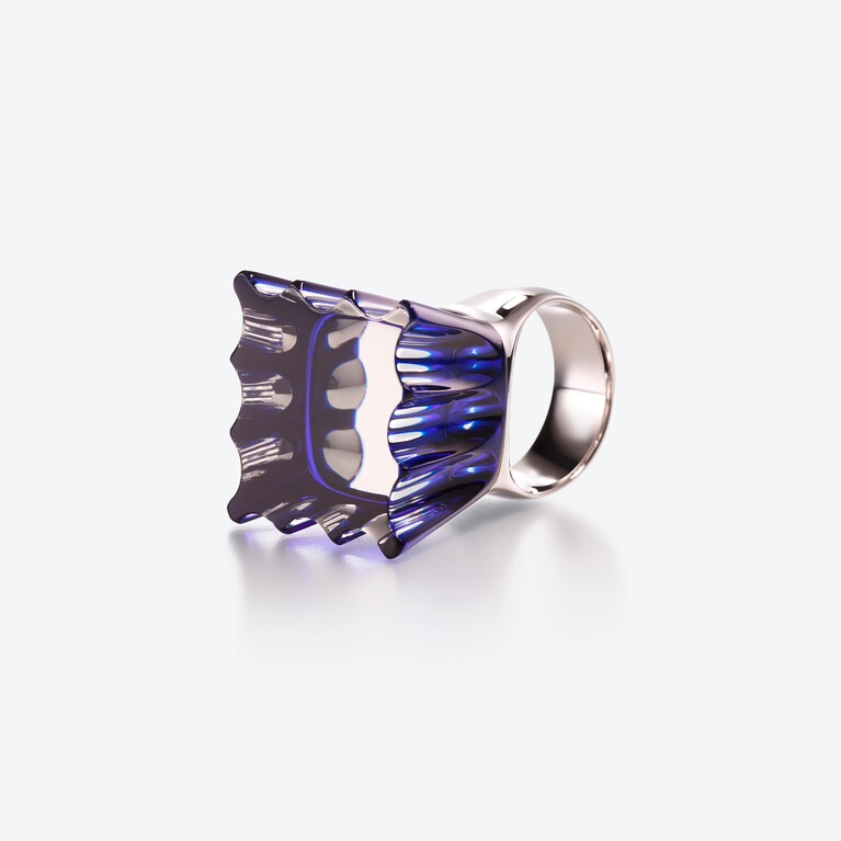 Bague Empereur l'Eclat de Talleyrand Argent, Bleu