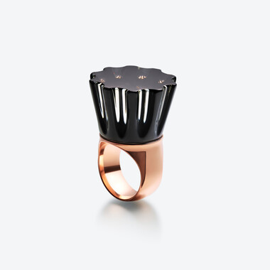 L'Eclat de Talleyrand Empress Rose Gold Plated Ring,