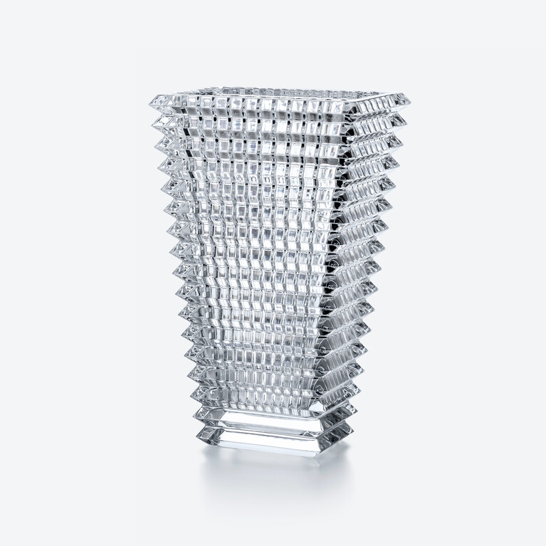 Eye Rectangular Vase L, Clear