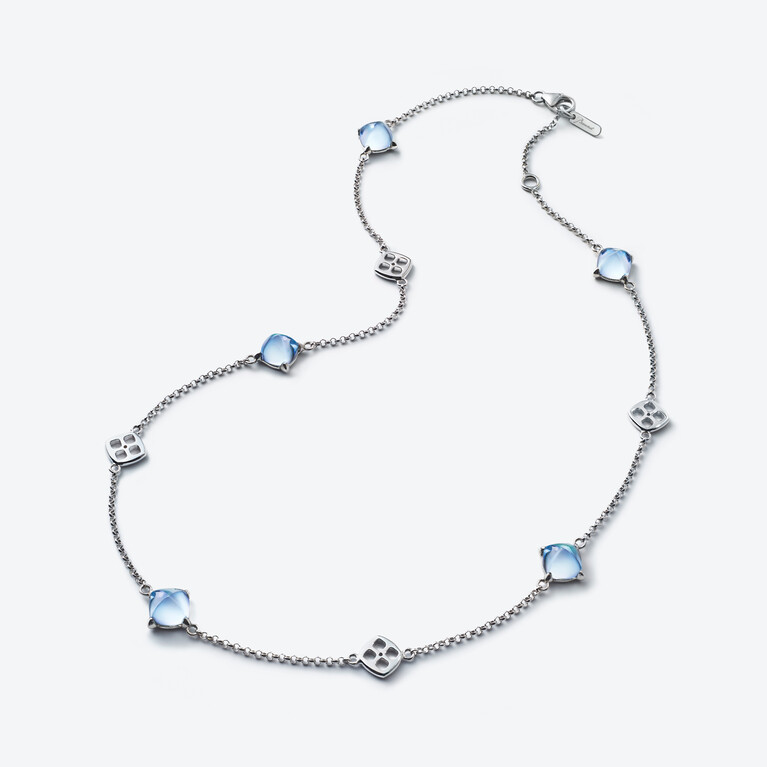 Mini Collier Médicis, Aqua Miroir