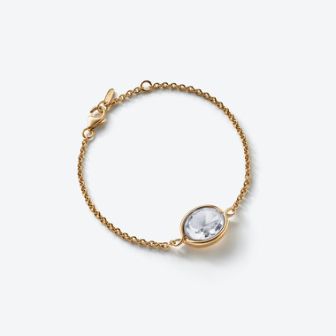 Croisé Gold Plated Bracelet,