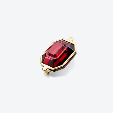 Broche Harcourt Vermeil, Rouge Miroir