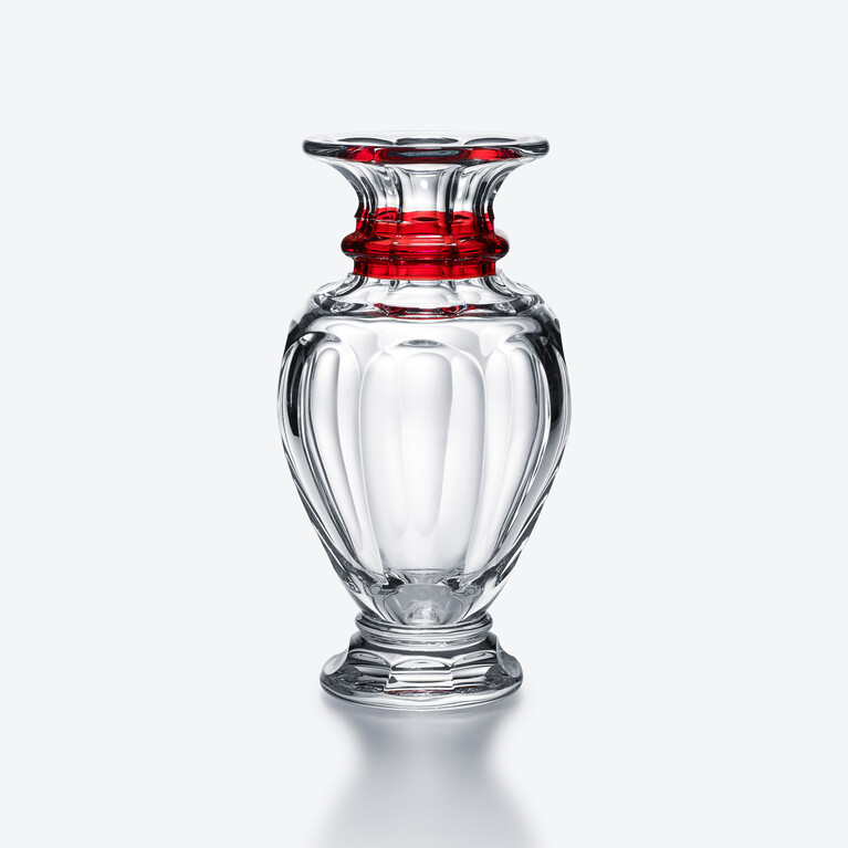 Vase Harcourt Balustre, Rouge