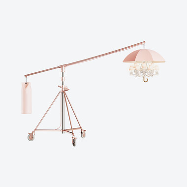 Marie-Coquine Chandelier Pink,