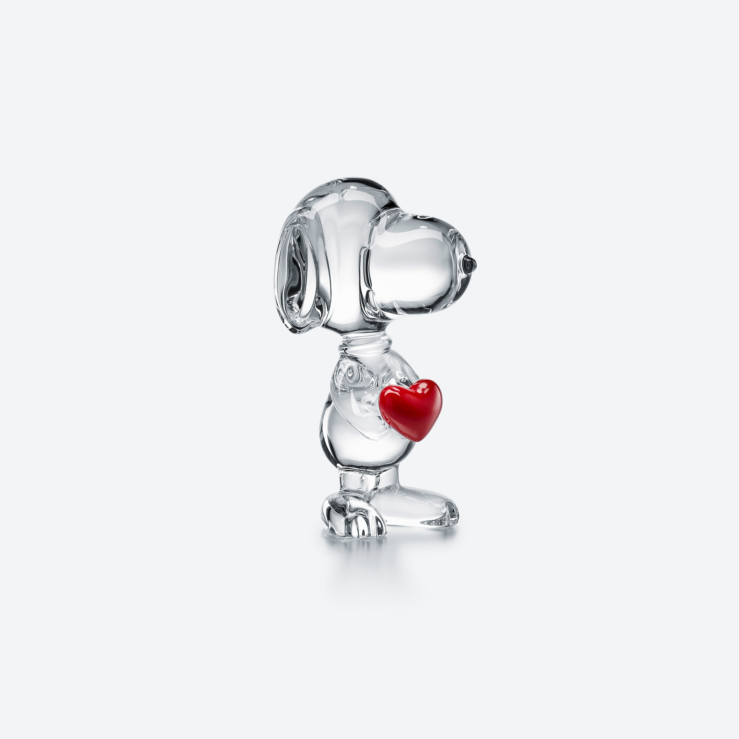 Snoopy Heart Figurine | Baccarat France