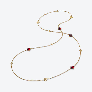 Mini Médicis Gold Plated Long Necklace,