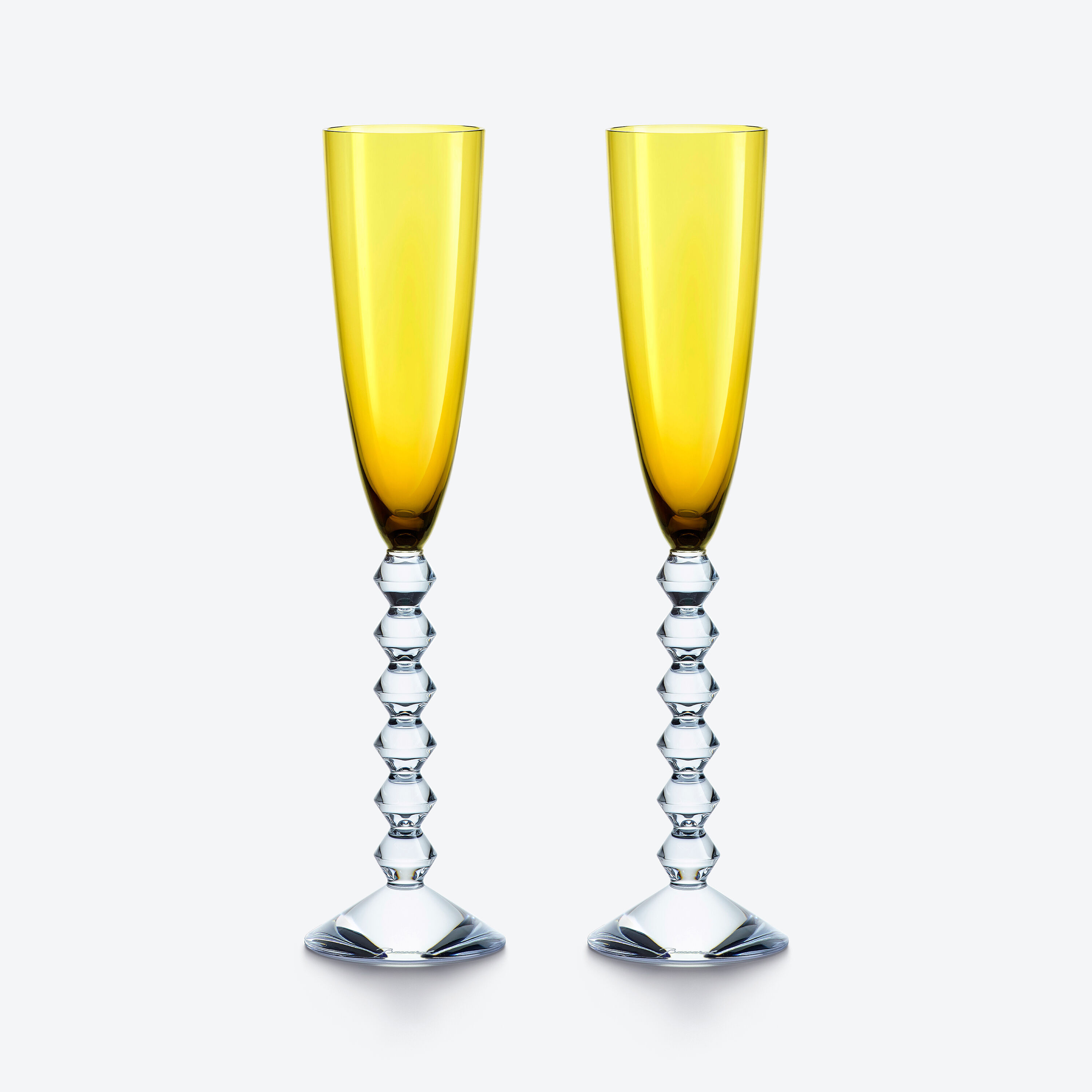 即納Baccarat Vega Champagne Flute glass バカラ ベガ シャンパンフルート ペア(2個) バカラ
