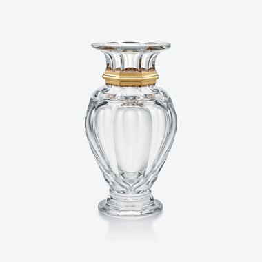 Vase Harcourt Balustre, Clair et or