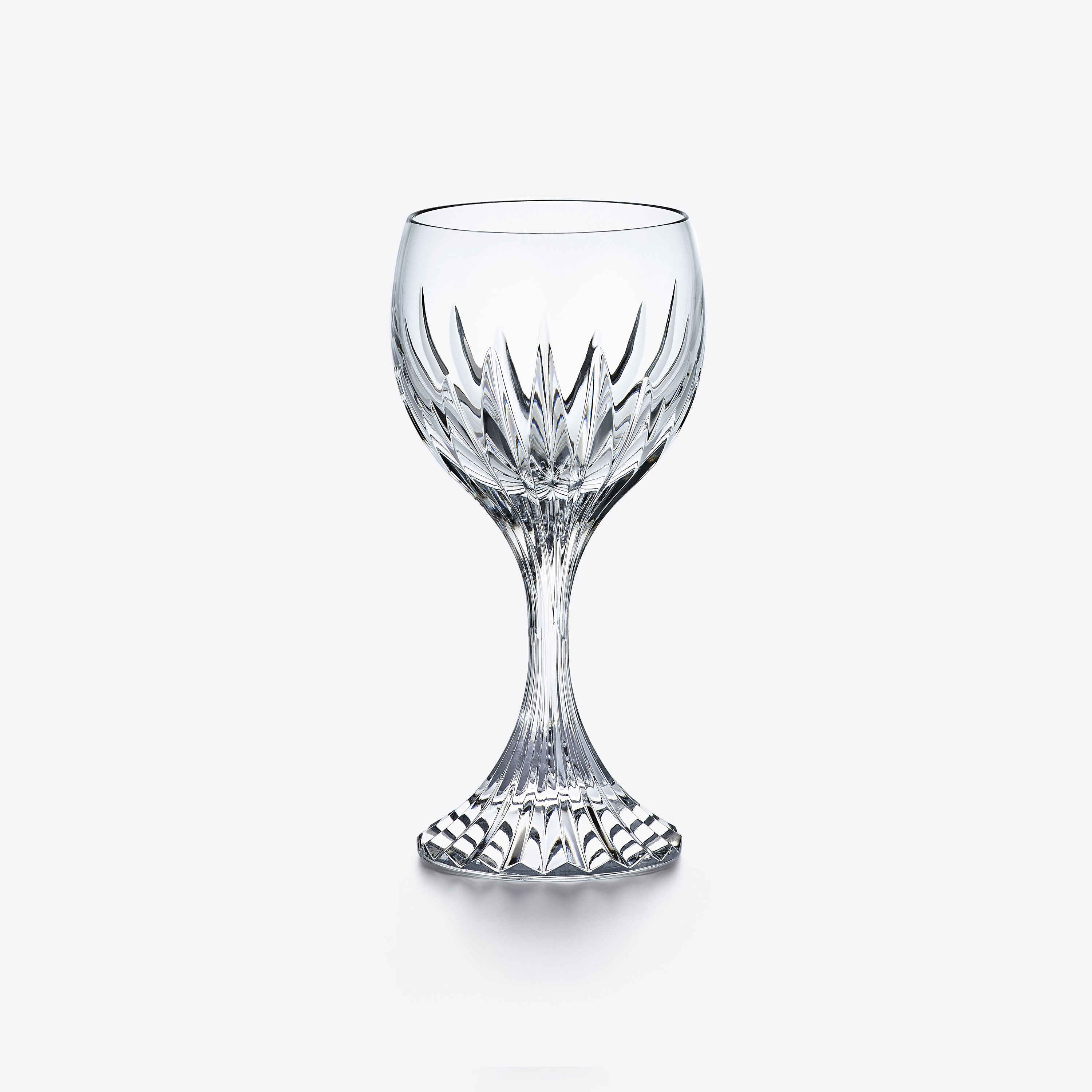 Elle Decor Embossed Goblets Glasses, Vintage Glassware Sets, Water Goblets  for Party, Wedding, & Daily Use, Set of 6, Blue