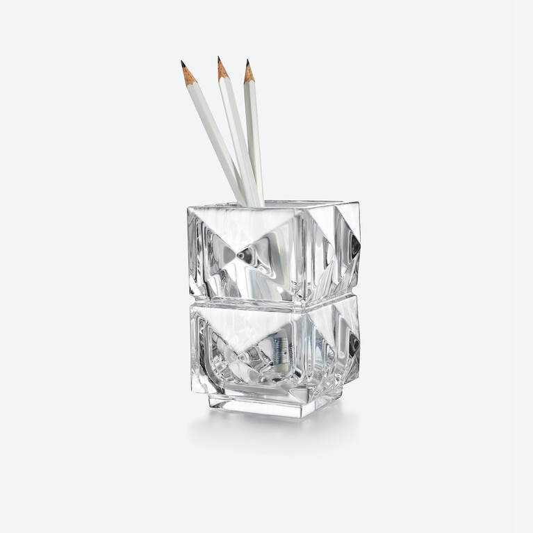 Louxor Pencil Holder, Clear