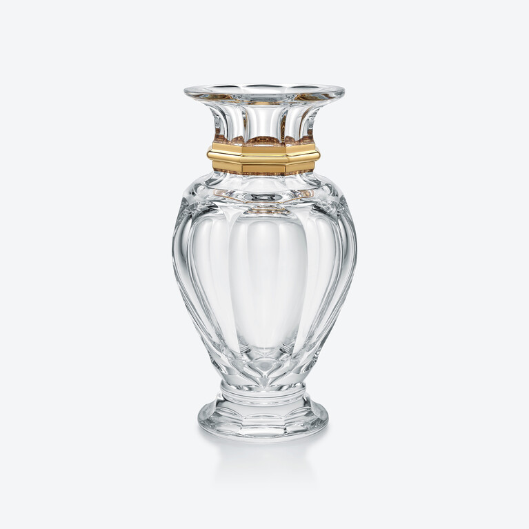 Vase Harcourt Balustre, Clair et or