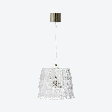 Tuile de Cristal Chandelier Frozen, Clear