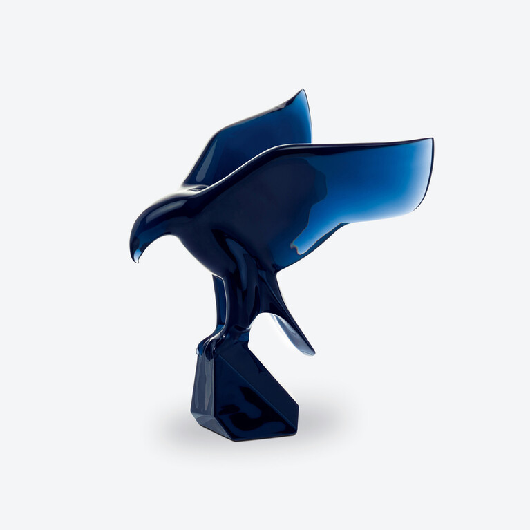 Imperator Eagle Sculpture, Midnight Blue