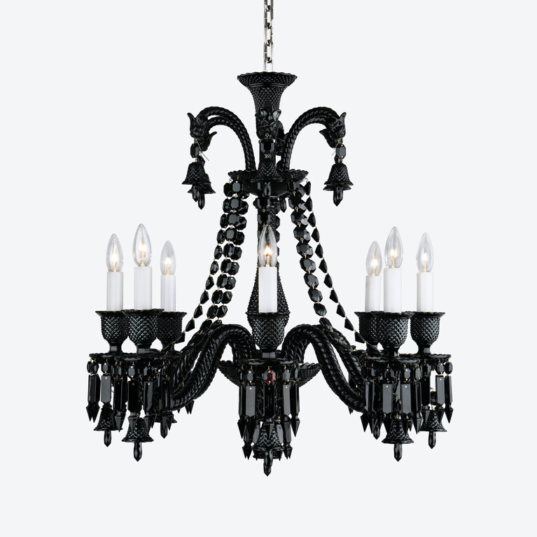 Zénith Chandelier Black (8L), 