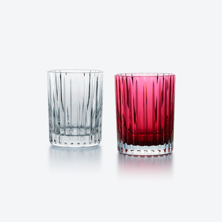 HARMONIE TUMBLER RED & CLEAR SET, 