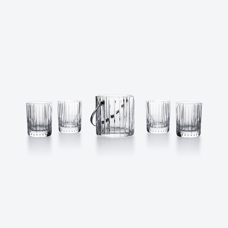 Harmonie On The Rocks Tumblers and Ice Bucket Set, 