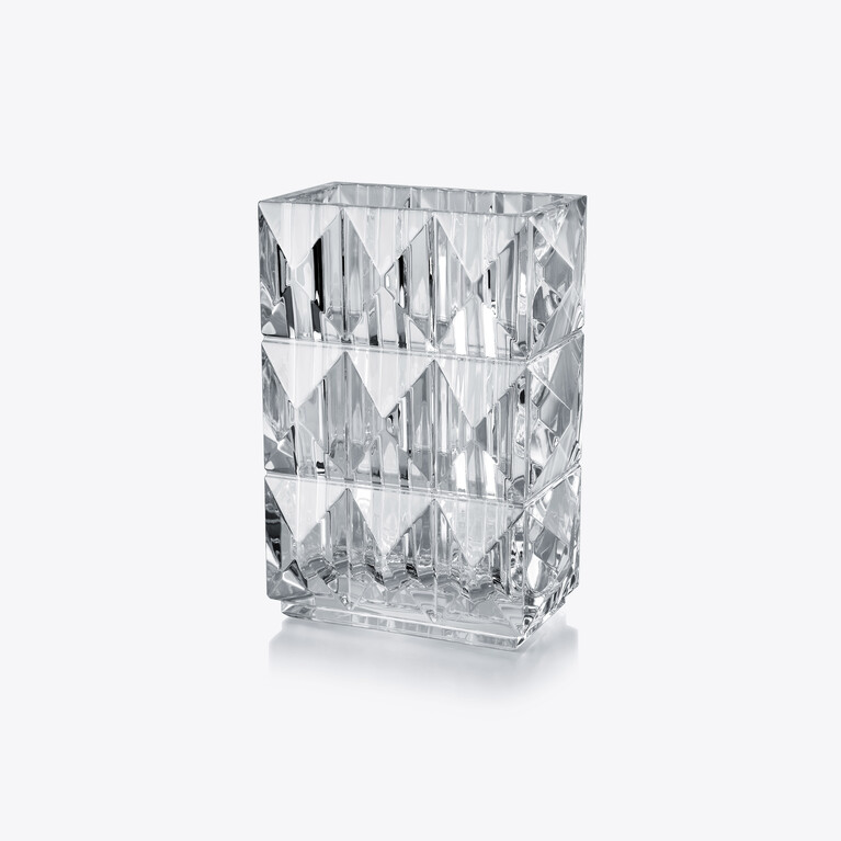 LOUXOR 長方形花瓶, 透明
