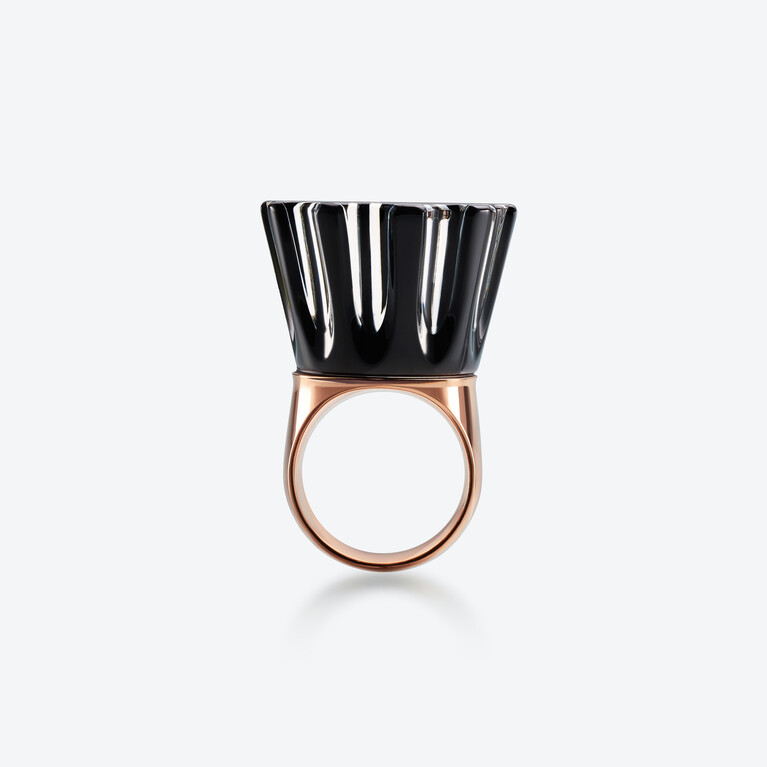 L'Eclat de Talleyrand Empress Rose Gold Plated Ring, 