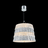 Tuile de Cristal Chandelier Frozen, Silver