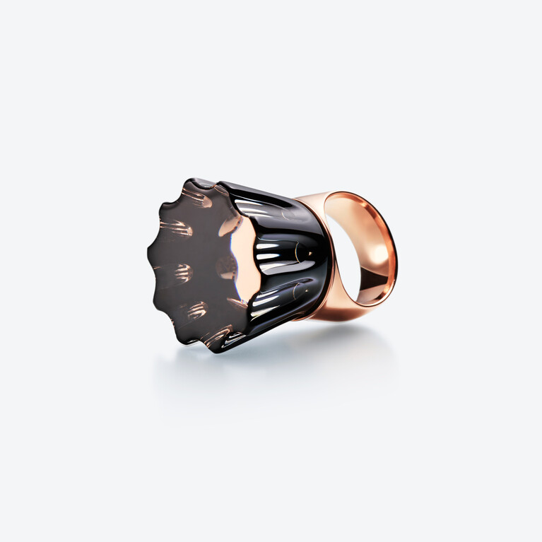 L'Eclat de Talleyrand Empress Rose Gold Plated Ring, 