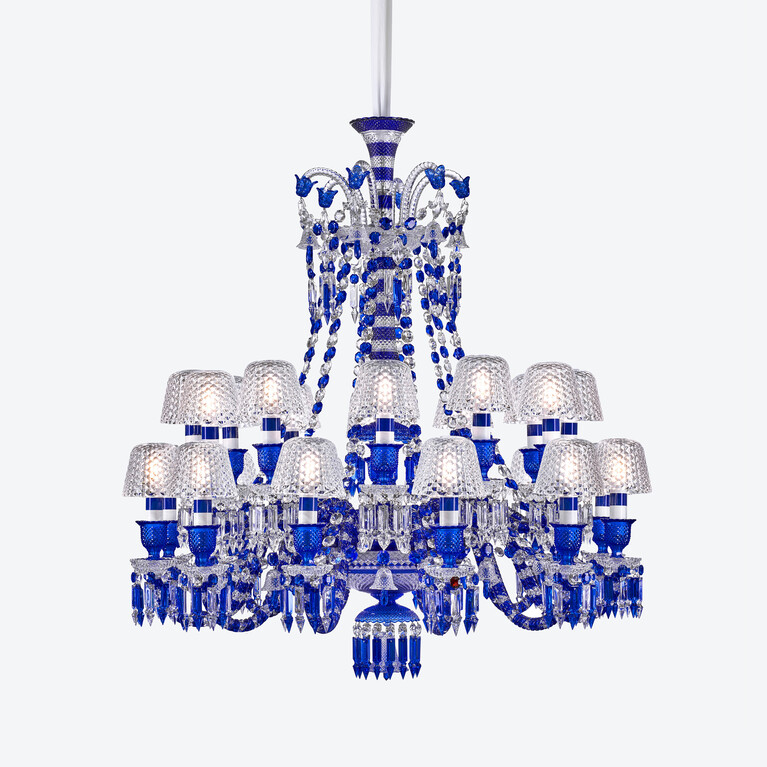 Zénith Faunacrystopolis Chandelier Blue (24L), 