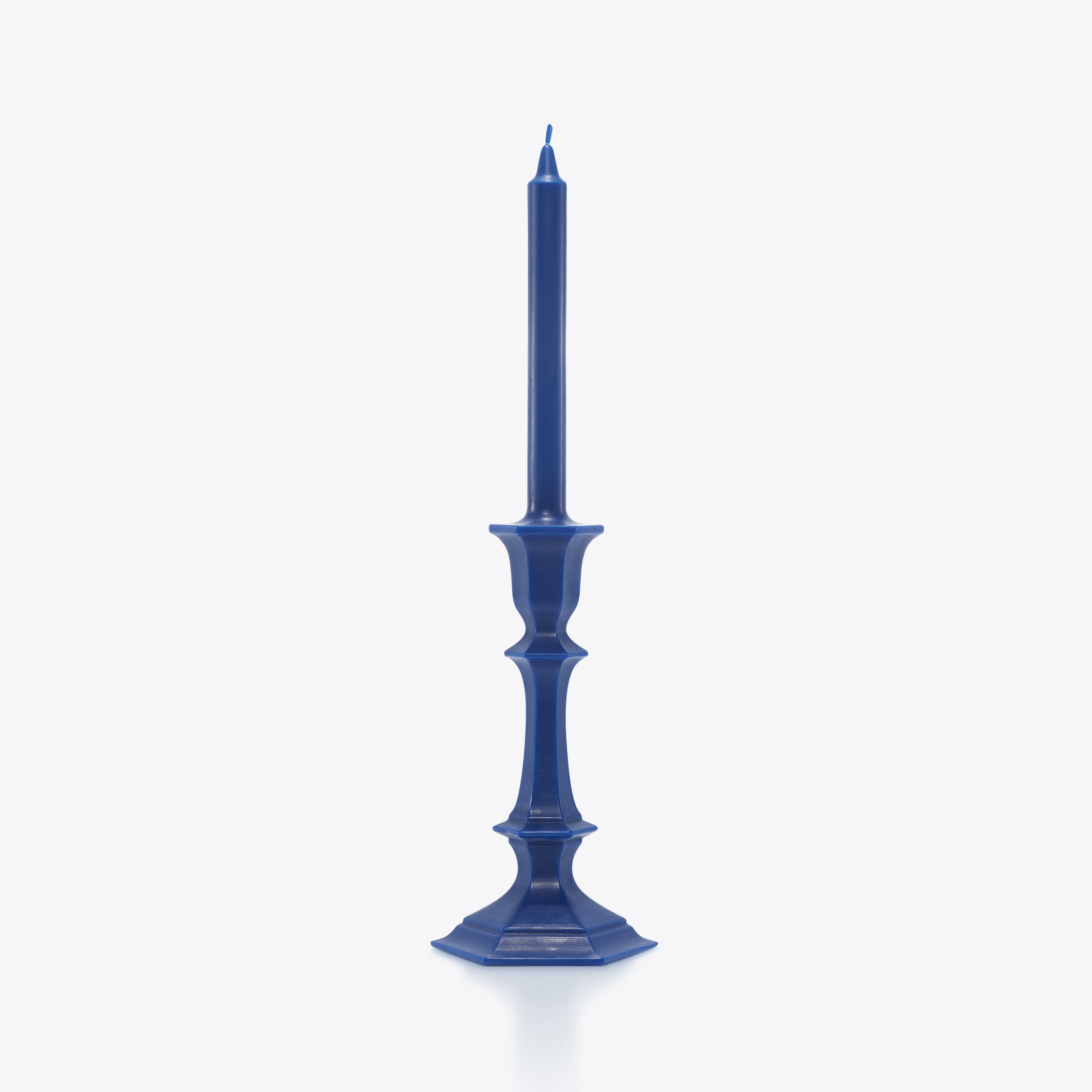 Harcourt Candlestick Candle Blue Baccarat