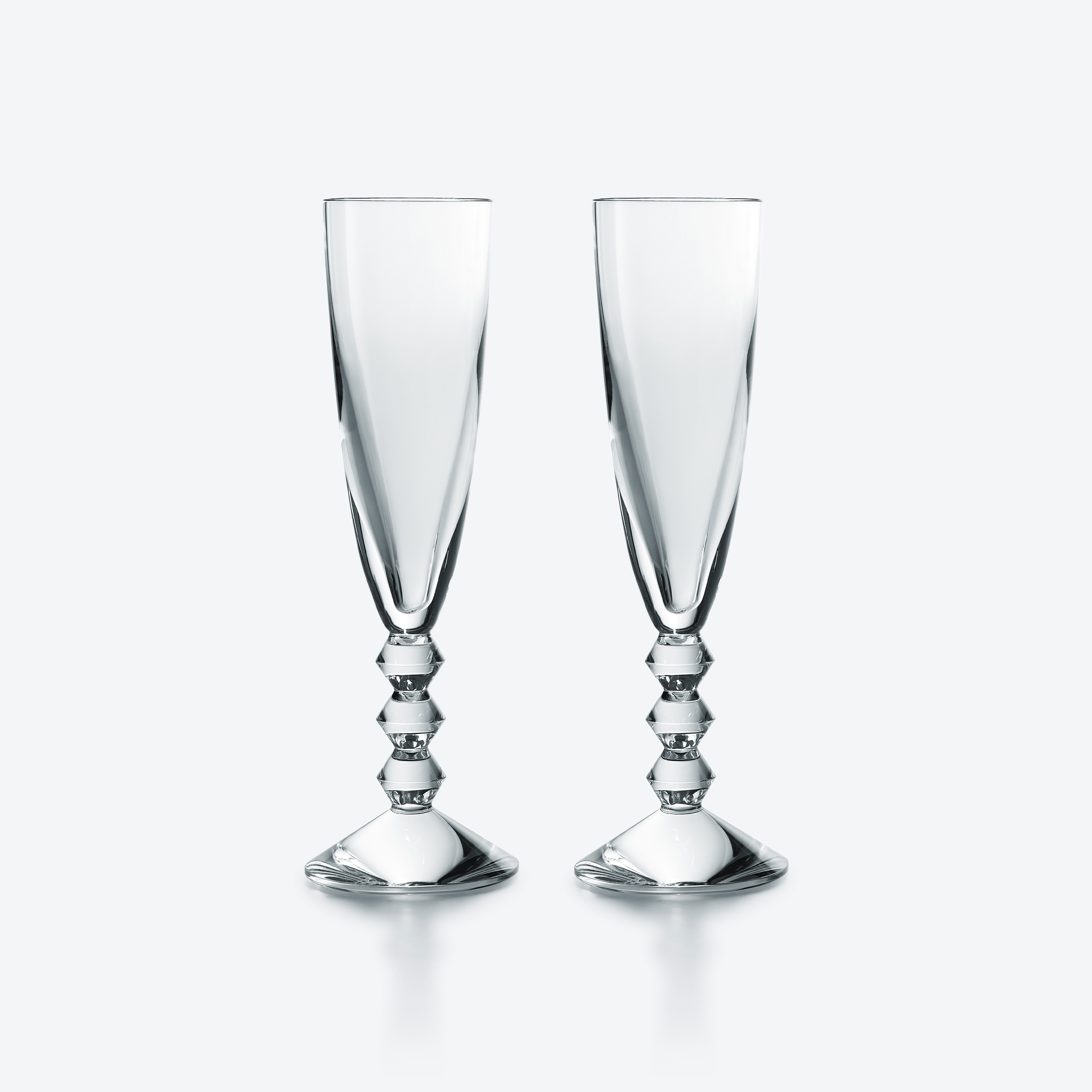 人気SALE本物保証Baccarat Vega Champagne Flute glass バカラ ベガ シャンパンフルート ペア(2個) バカラ