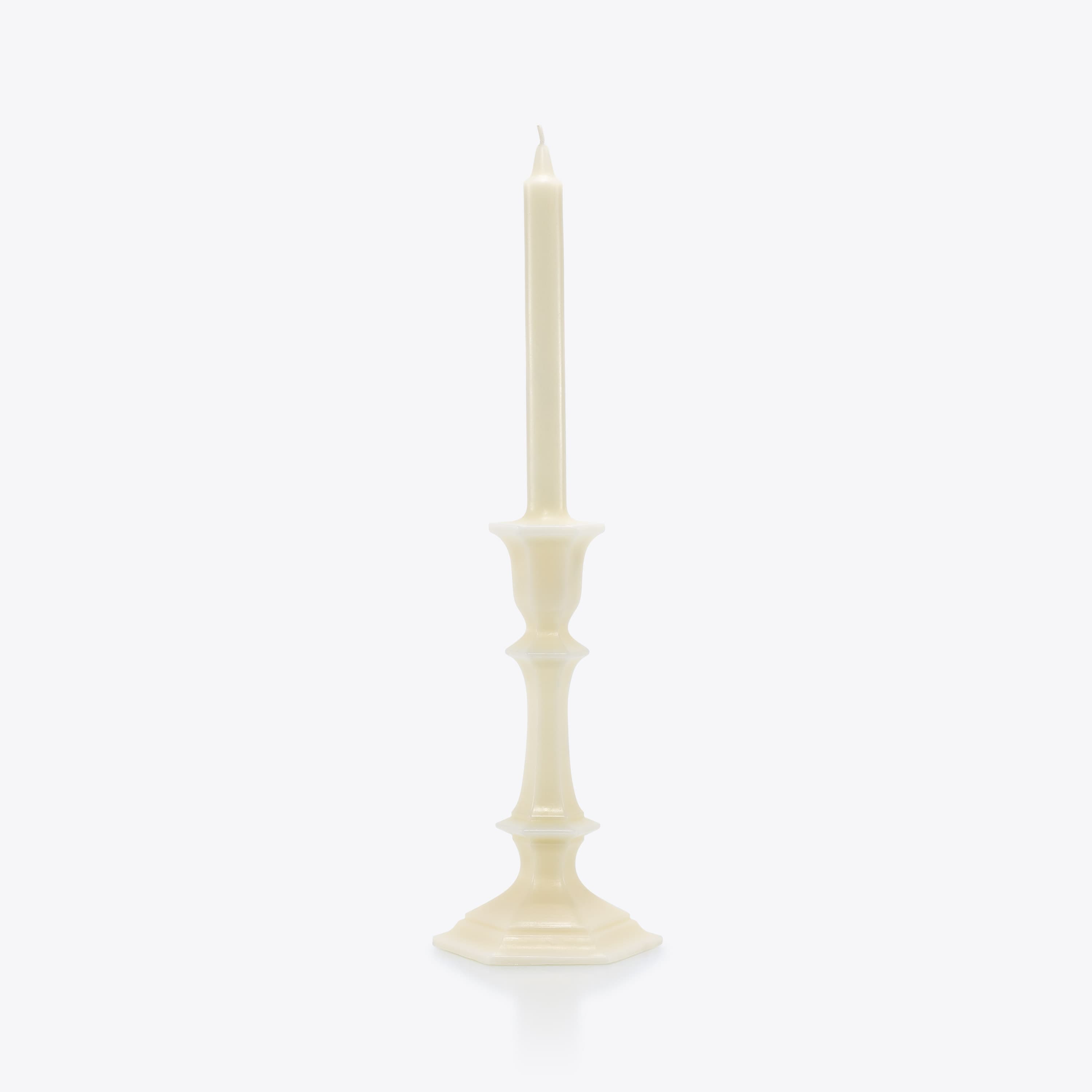 Harcourt Candlestick Candle Ivory Baccarat