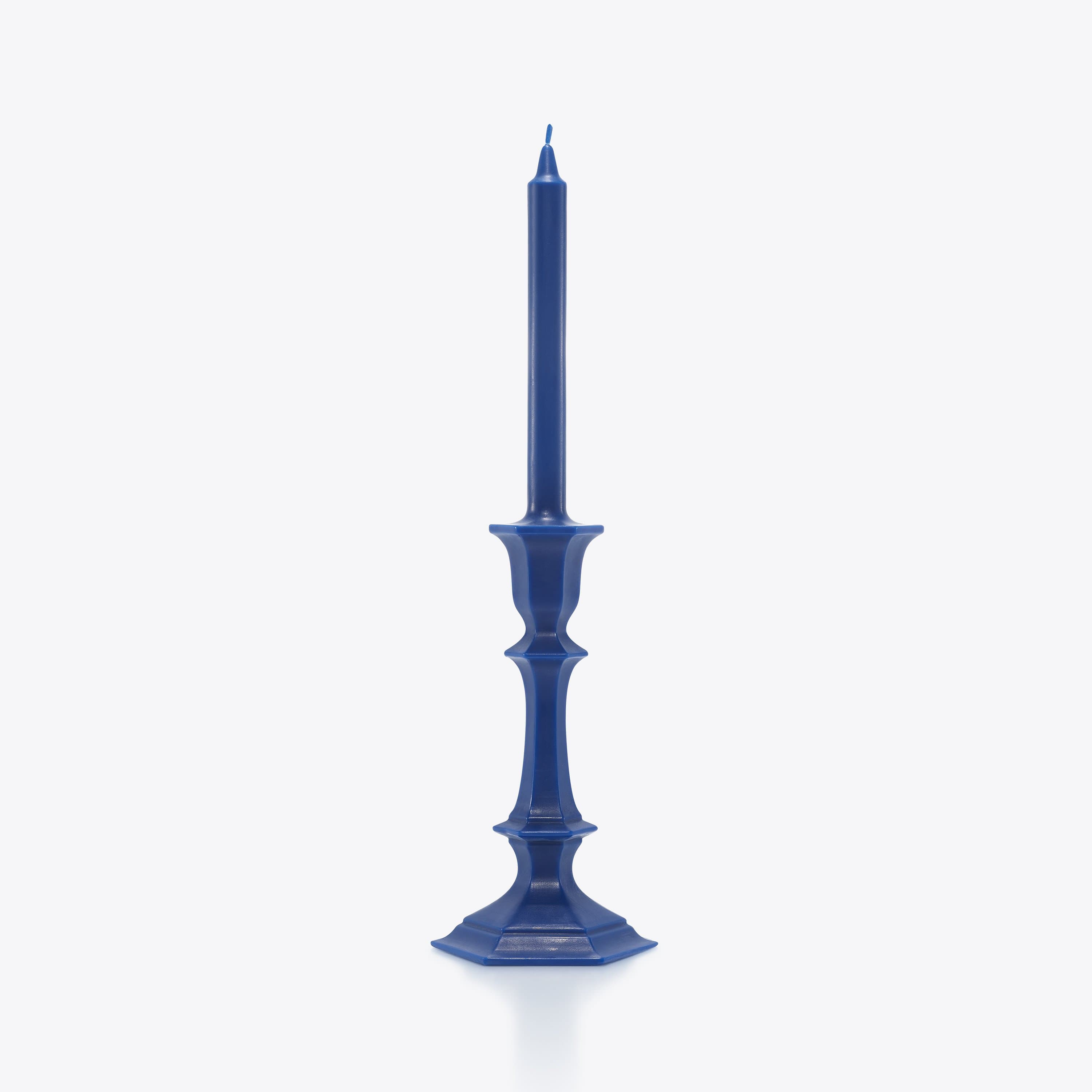 Harcourt Candlestick-Kerze Blau Baccarat